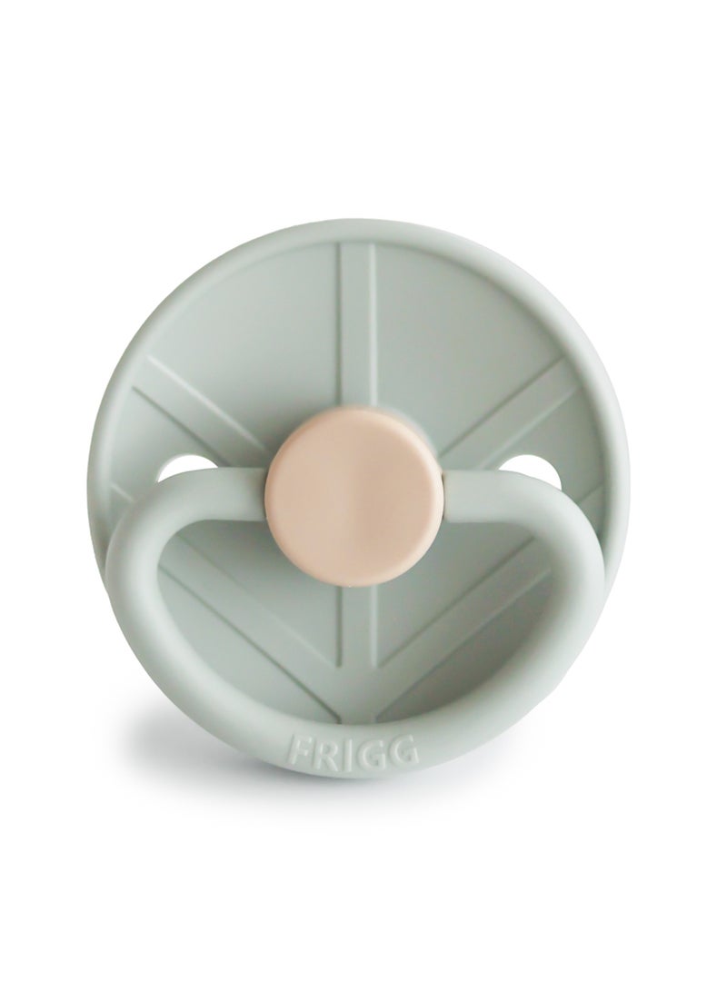 FRIGG Little Viking Silicone Baby Pacifier 0-6M 1-Pack Holger Sage - Size 1 - Image 2