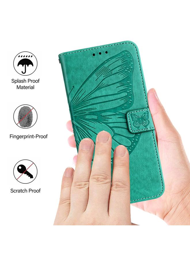 Zaboon Case For Infinix Note 40 Pro 5G Embossed Butterfly Leather Phone Case - Image 5