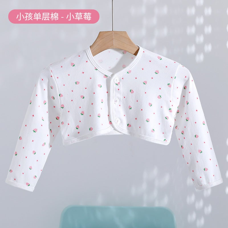 Children's sleeping shoulder pad baby clothes baby waistcoat children shoulder protection arm protection warm anti-freezing autumn and winter shawl - Image 1