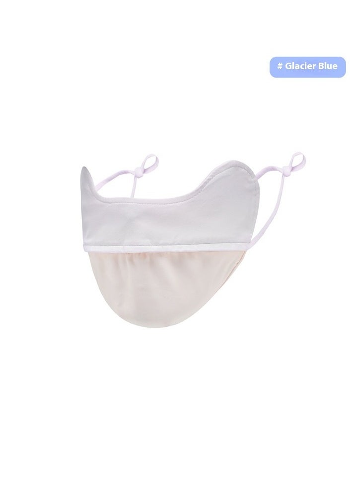 Sun protection mask women's full face 3D summer women's ice silk anti-UV