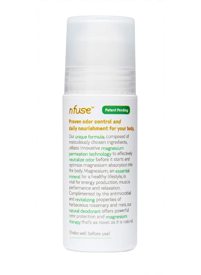 Nfuse Deodorant Rosemary Mint Magnesium 27 Ounce - Image 4