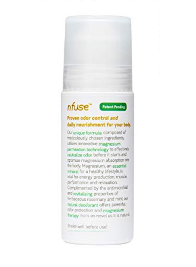 Nfuse Deodorant Rosemary Mint Magnesium 27 Ounce - Image 3