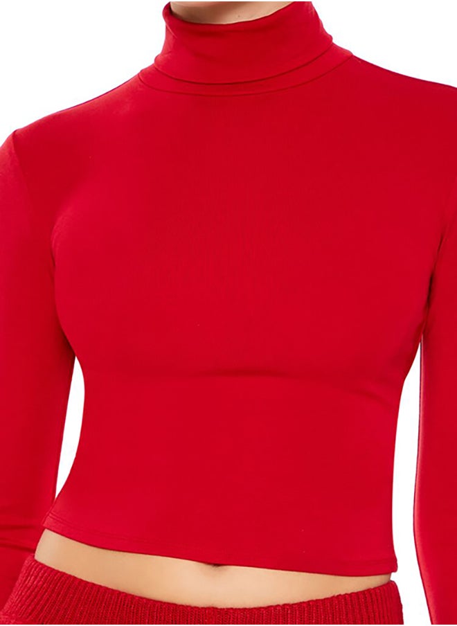 FOREVER 21 Turtleneck Crop Top  - Image 5