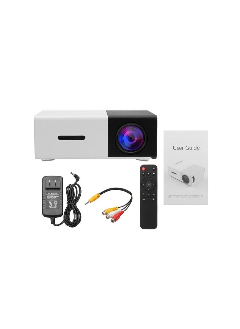 Crony - YG300 LED Projector 400-600 Lumens 320 x 240 Pixels 1080P Home Media Player With Remote Control - Image 1