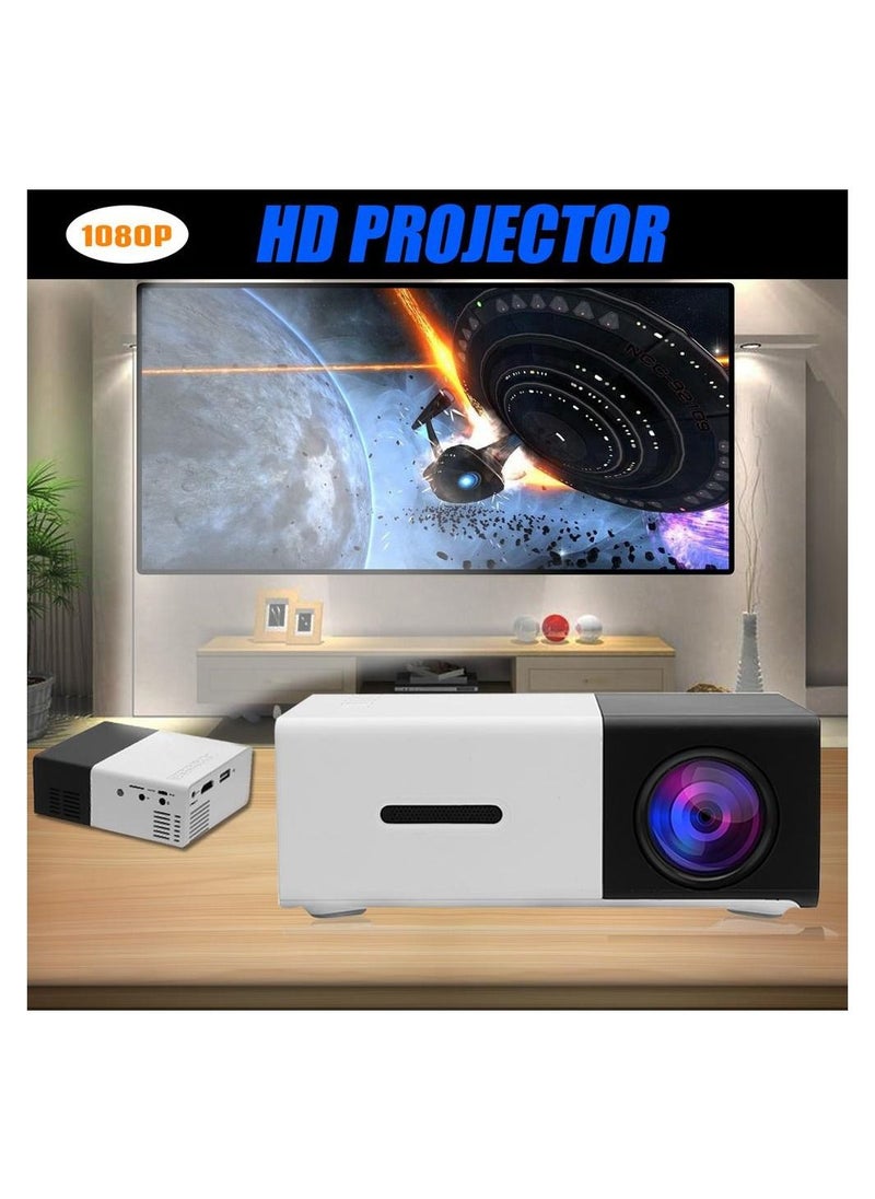 Crony - YG300 LED Projector 400-600 Lumens 320 x 240 Pixels 1080P Home Media Player With Remote Control - Image 1