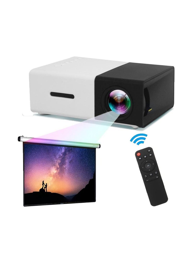 Crony - YG300 LED Projector 400-600 Lumens 320 x 240 Pixels 1080P Home Media Player With Remote Control - Image 1