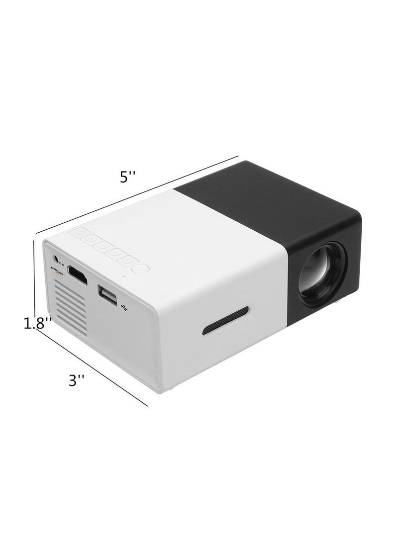 Crony - YG300 LED Projector 400-600 Lumens 320 x 240 Pixels 1080P Home Media Player With Remote Control - Image 1