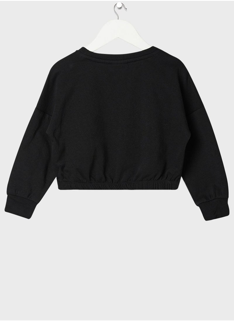 ONLY - Infant Contrast Text Sweatshirt - Image 1