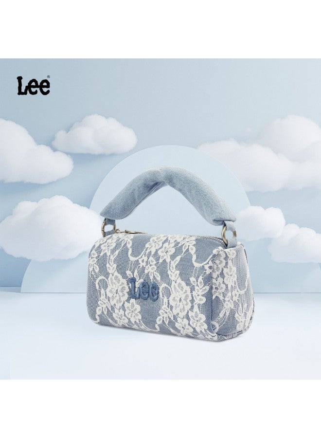LEE Mini Lace Steamed Bun Bag Embroidered Aesthetic Girl's Bag, Student Exquisite Versatile Handbag Crossbody Phone Bag - Image 4