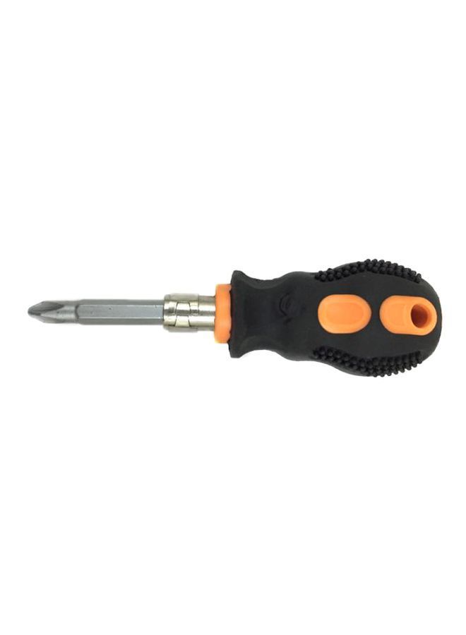 NIBEMINENT 2-In-1 Screwdriver Tool Black/Orange/Silver  - Image 1