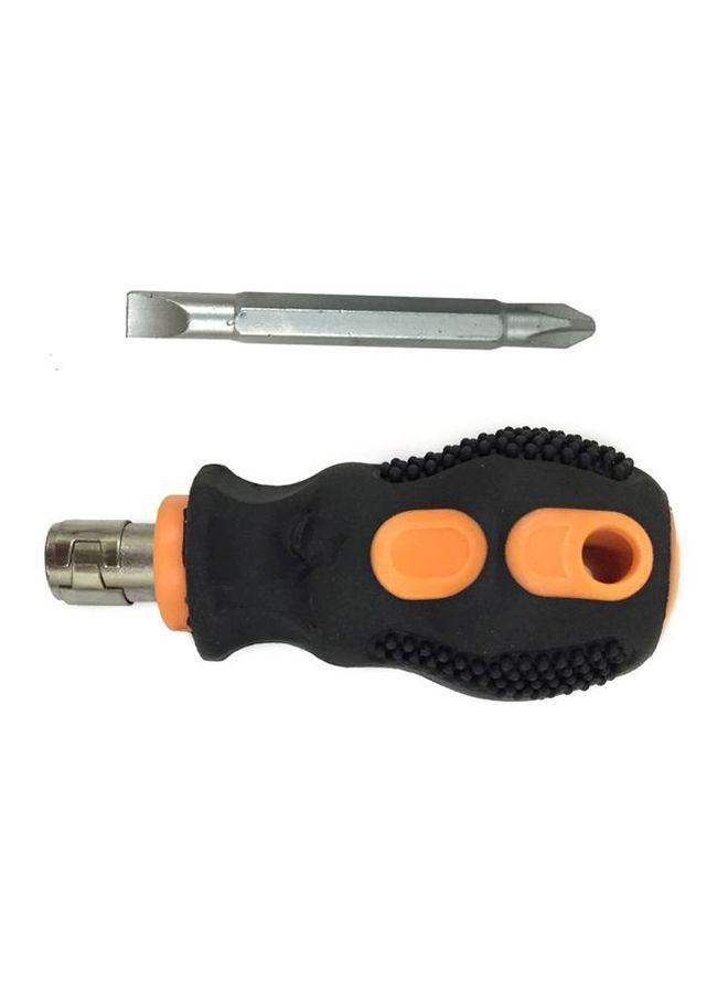 NIBEMINENT 2-In-1 Screwdriver Tool Black/Orange/Silver  - Image 2