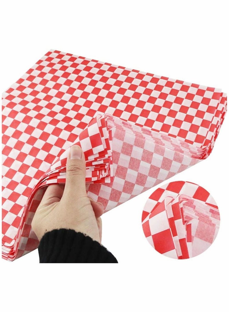 100 Sheets Disposable Greaseproof Paper Sandwich Wrap for French Fries Burgers Cakes, Concession Stand, Carnival, Party, Cheese, Basket Liner, Fast Food, Deli - Image 5