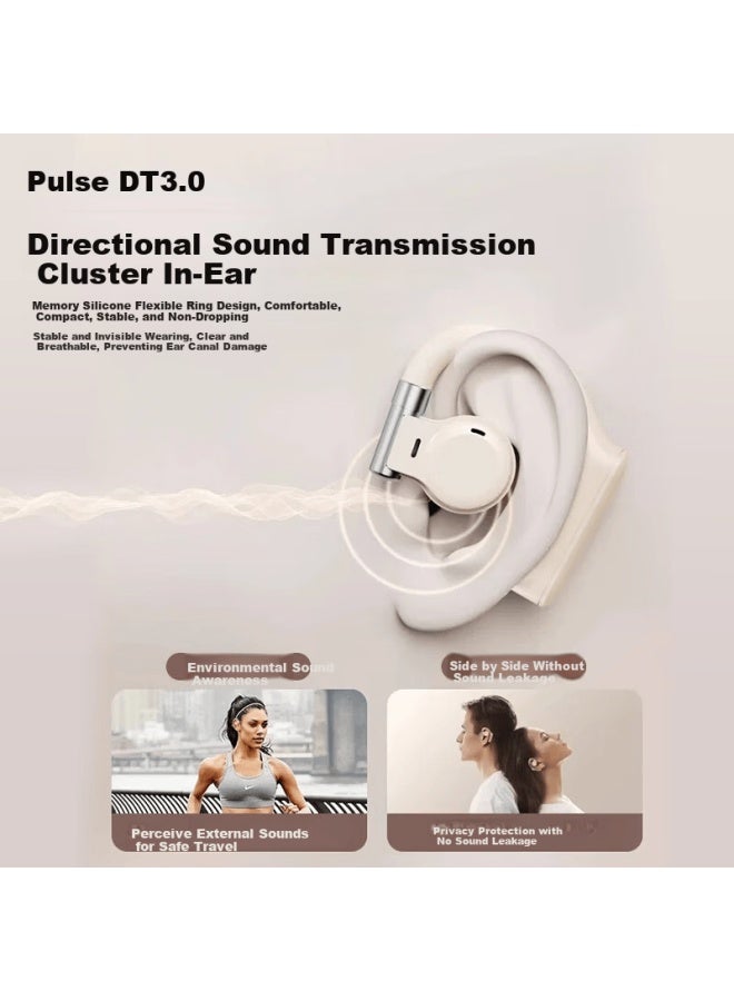Oksj Metal Body Hanging Ear Bluetooth Earphones Bone Conduction Open-ear Wireless Clip-on Sports Business Noise-cancelling Huawei Directional Sound Transmission - Image 5
