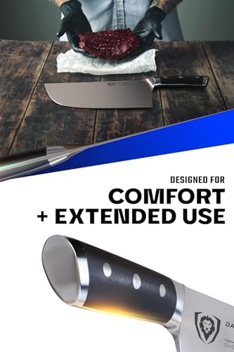 Dalstrong Meat Cleaver Knife-9"- Gladiator Series-'The Ravager'-Heavy Duty Butcher Kitchen Knife Gift-Forged High Carbon German Steel-BBQ, Meat Knife-w/Sheath-NSF Certified - Image 5