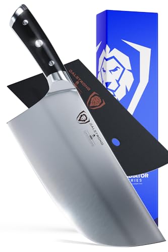 Dalstrong Meat Cleaver Knife-9"- Gladiator Series-'The Ravager'-Heavy Duty Butcher Kitchen Knife Gift-Forged High Carbon German Steel-BBQ, Meat Knife-w/Sheath-NSF Certified - Image 1