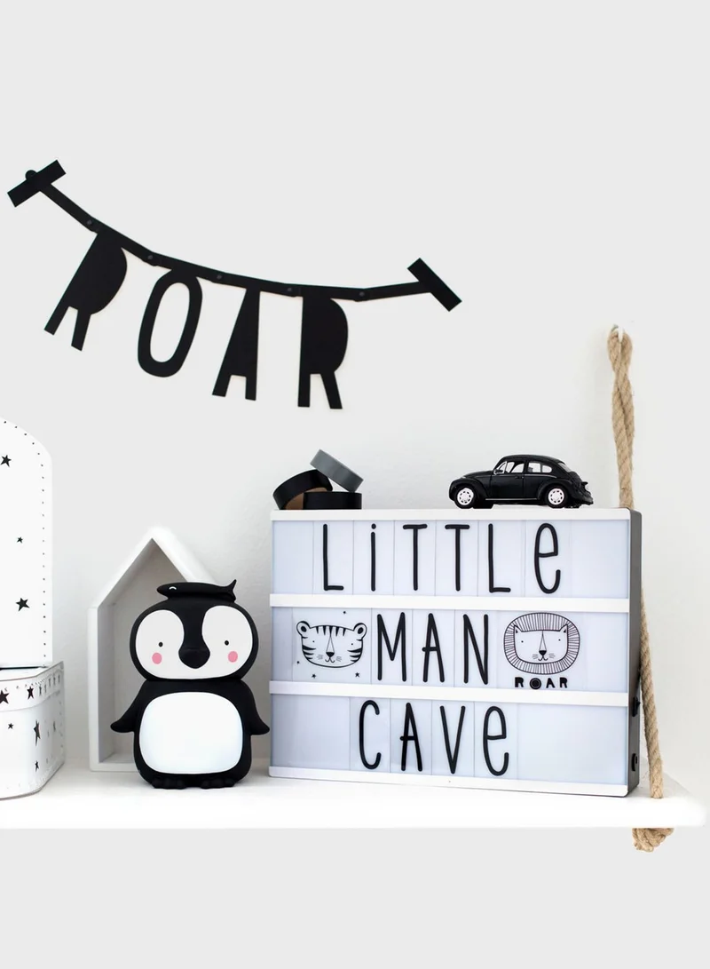 A Little Lovely Company Lightbox Black - A4
