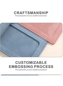 Showday Passport Wallets Travel Holder Set, Honeymoon travel Luggage Tags,Slim Passport Case Covers for Wedding Bridal Shower Gift Mr and Mrs Luggage Tags Couples Passport Holder Set (Blue)  - Image 5