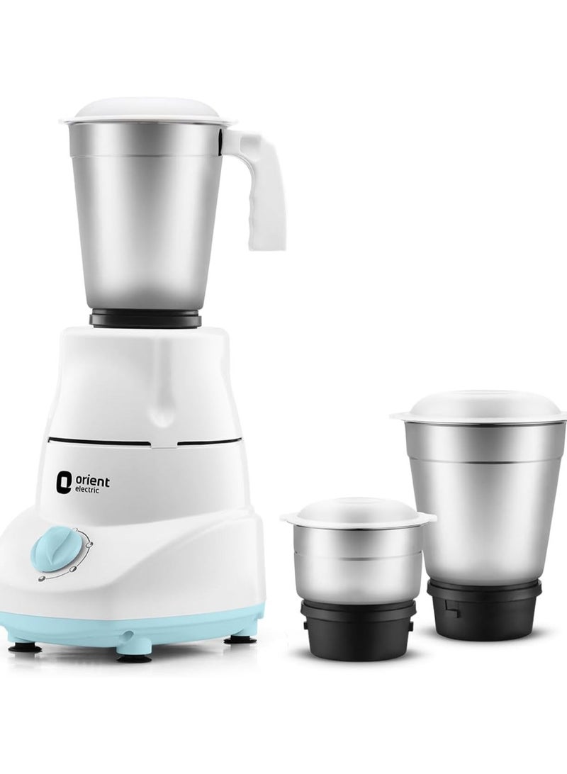 Orient Electric 500W mixer grinder | Kitchen Kraft 500 MGKK50B3 with 3 SS jars | Longer life balanced coil motor | ABS body | Uniform grinding | 5 years motor warranty - Image 1