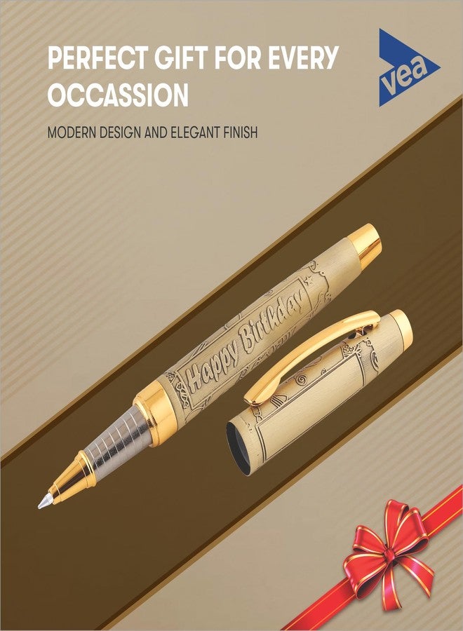 VEA Happy Birthday Gift Rollerball Pen, gold, medium (VEAPEN24) - Image 5