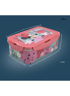 Disney Stor Rectangular Food Container With Removable Compartments 1190 Ml
Minnie Mouse Being More Minnie  - Image 3