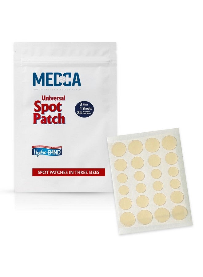 MEDca Acne Absorbing Covers Hydrocolloid Acne Care Bandages (24 Count) Three Universal Patch Sizes Acne Blemish Treatment For Face & Skin Spot Pore Patch That Conceals Reduce Pimples And Blackheads - Image 1