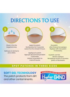 MEDca Acne Absorbing Covers Hydrocolloid Acne Care Bandages (24 Count) Three Universal Patch Sizes Acne Blemish Treatment For Face & Skin Spot Pore Patch That Conceals Reduce Pimples And Blackheads  - Image 5
