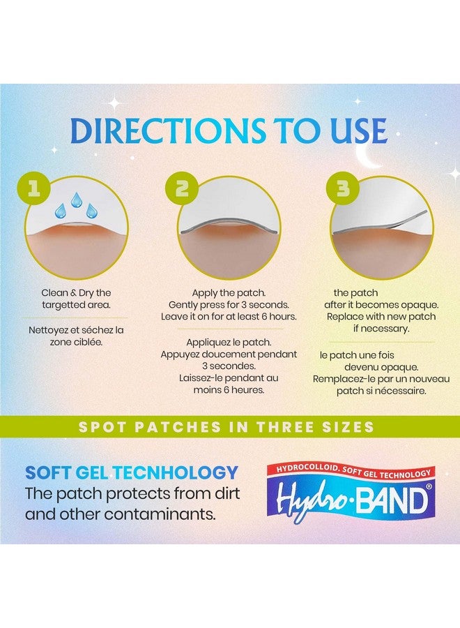MEDca Acne Absorbing Covers Hydrocolloid Acne Care Bandages (24 Count) Three Universal Patch Sizes Acne Blemish Treatment For Face & Skin Spot Pore Patch That Conceals Reduce Pimples And Blackheads - Image 5