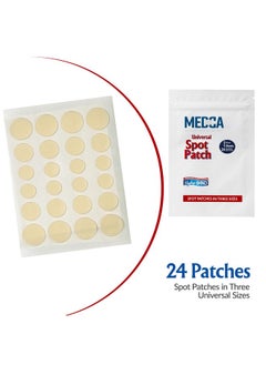 MEDca Acne Absorbing Covers Hydrocolloid Acne Care Bandages (24 Count) Three Universal Patch Sizes Acne Blemish Treatment For Face & Skin Spot Pore Patch That Conceals Reduce Pimples And Blackheads  - Image 2