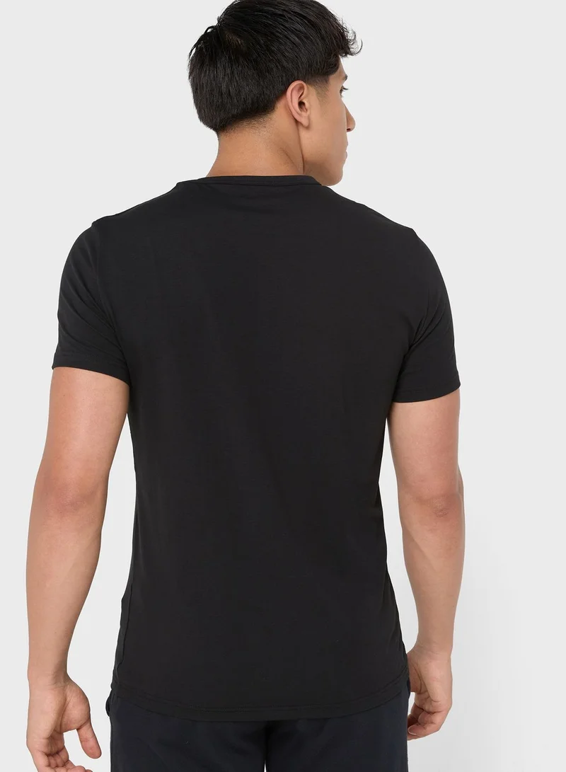 EMPORIO ARMANI 2 Pack Logo Crew Neck T-Shirt