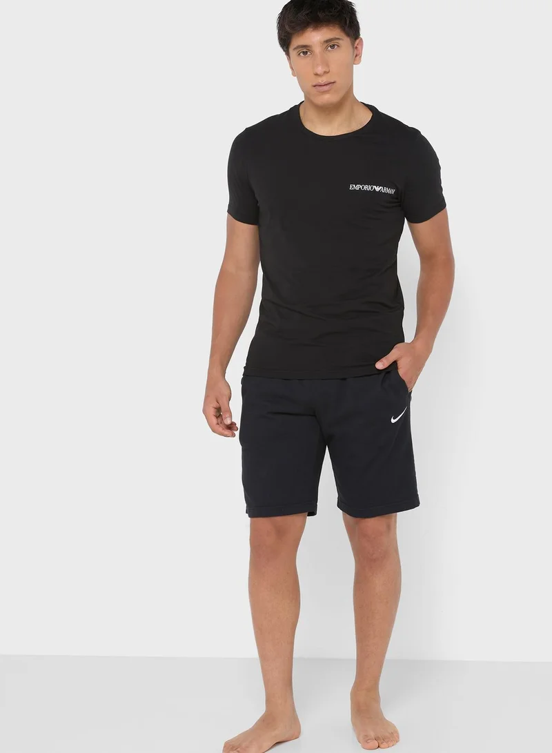 EMPORIO ARMANI 2 Pack Logo Crew Neck T-Shirt