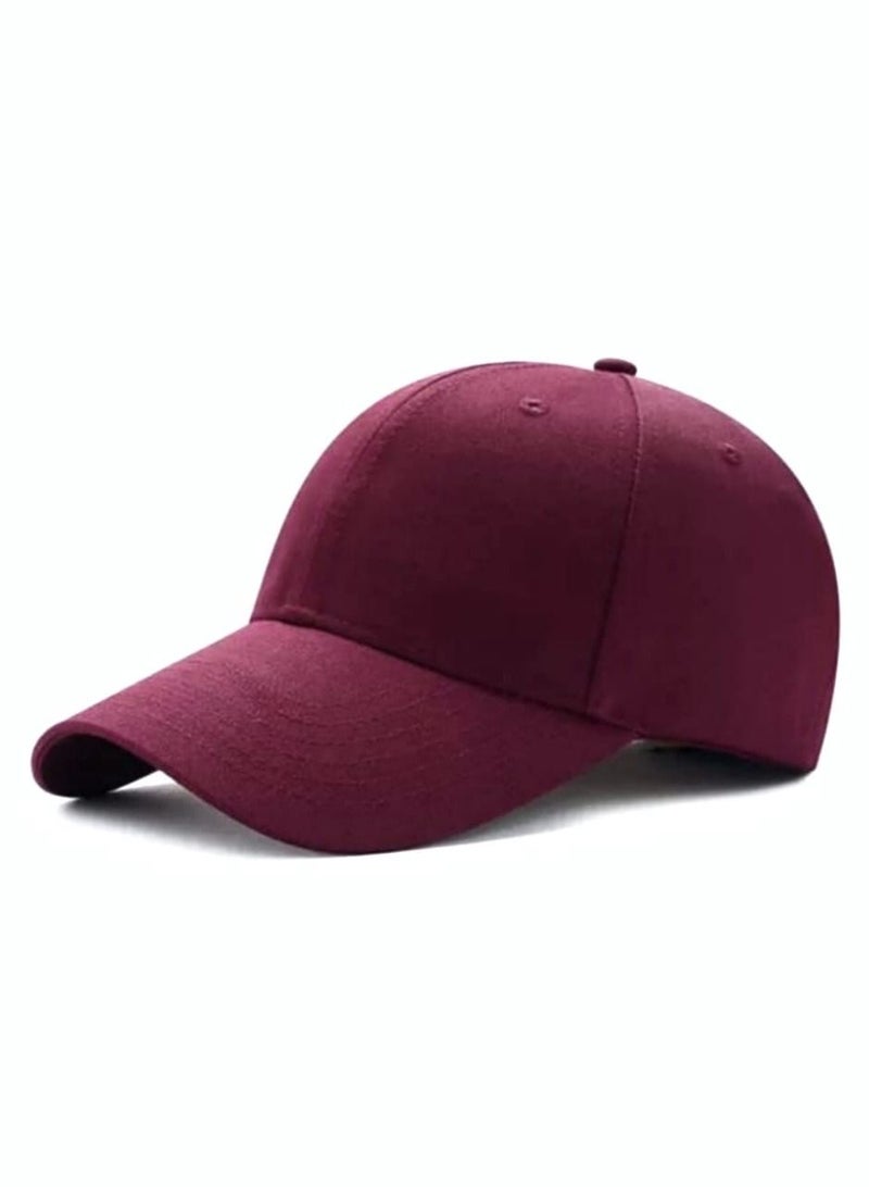 Unisex casual trend sport colored baseball paste closure cap hat