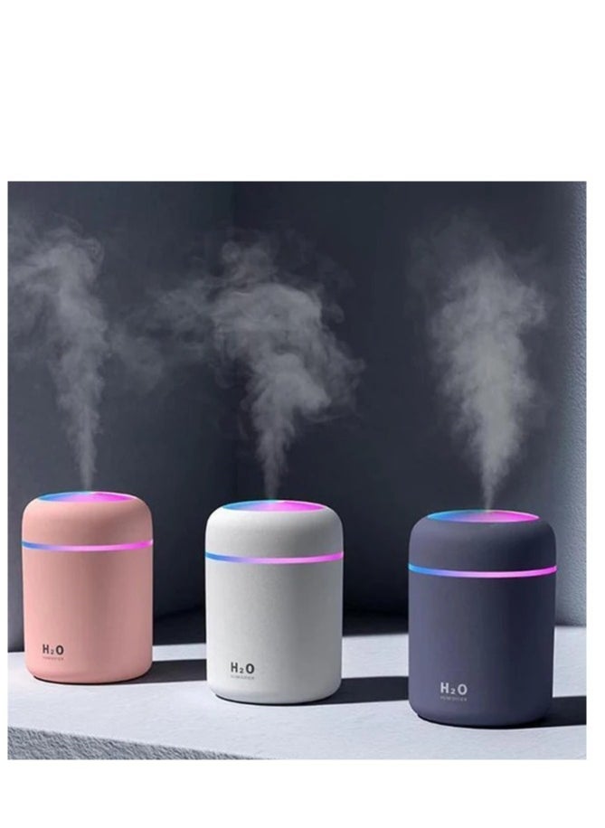 Generic - Air Humidifier and Aroma Diffuser Energizes Your Space with Colorful Ambient Lighting, Perfect Humidifier for Home, Office, Car - Multicolour - Image 1