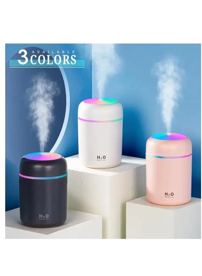 Generic - Air Humidifier and Aroma Diffuser Energizes Your Space with Colorful Ambient Lighting, Perfect Humidifier for Home, Office, Car - Multicolour - Image 1