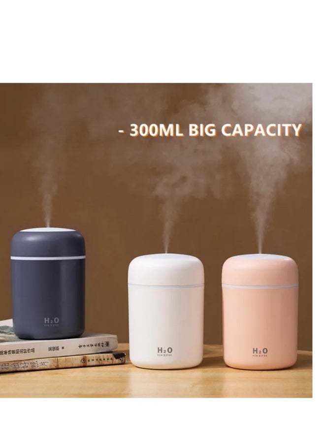 Generic - Air Humidifier and Aroma Diffuser Energizes Your Space with Colorful Ambient Lighting, Perfect Humidifier for Home, Office, Car - Multicolour - Image 1