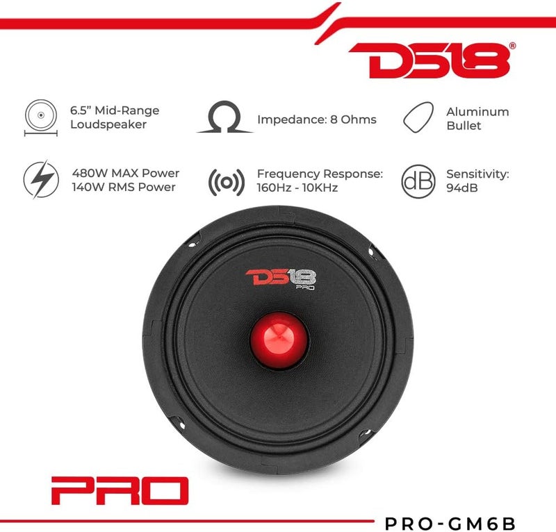 DS18 PRO-GM8B 8-Inch Midrange Loudspeaker - Image 2