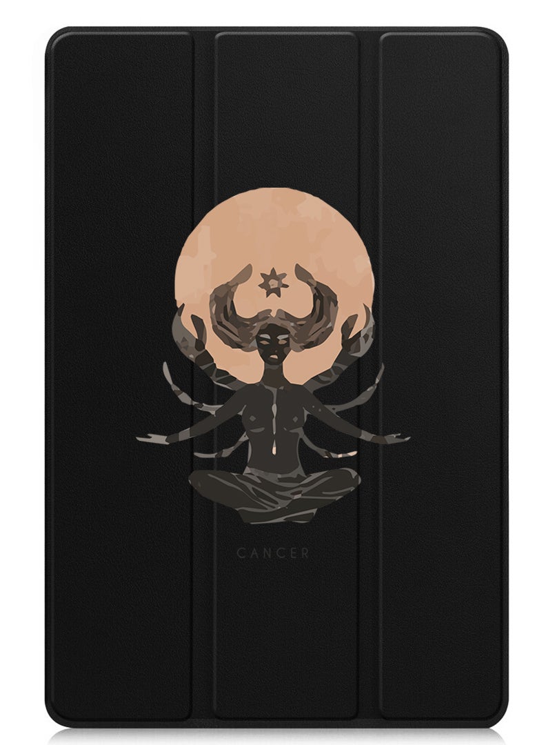 Theodor Protective Flip Case For Apple iPad mini 7th Generation (A17 Pro 2024 / Mini 6 2021 6th Generation) With Trifold Stand Auto Wake Sleep Shockproof Cover Cancer - Image 1