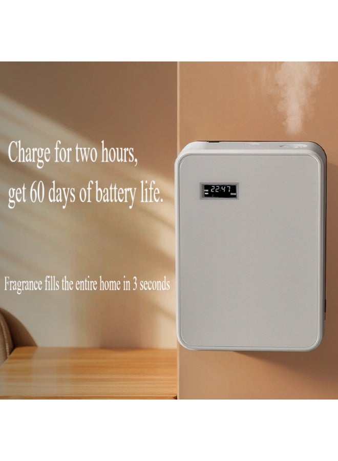 واي آند دي موزع الزيوت العطرية الذكي Scentry Smart WiFi (أبيض)، جهاز معطر الهواء الذي يتم التحكم فيه عن طريق التطبيق، جهاز العلاج بالروائح العطرية الذكي للمنزل وغرفة المعيشة والمكتب - Image 1