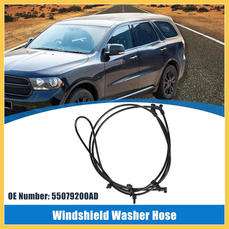 REPAIROCK Front Windshield Washer Hose for Jeep Grand Cherokee & Dodge Durango 2011-2015 - Image 2