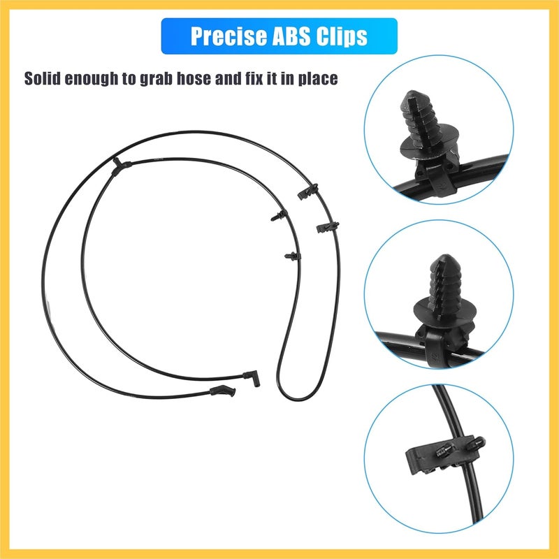 REPAIROCK Front Windshield Washer Hose for Jeep Grand Cherokee & Dodge Durango 2011-2015 - Image 5