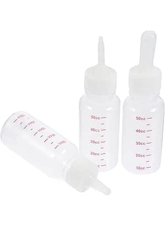 3Pcs Pet Nursing Bottles For Kittens And Puppies Milk Replacement Feeding - Image 1