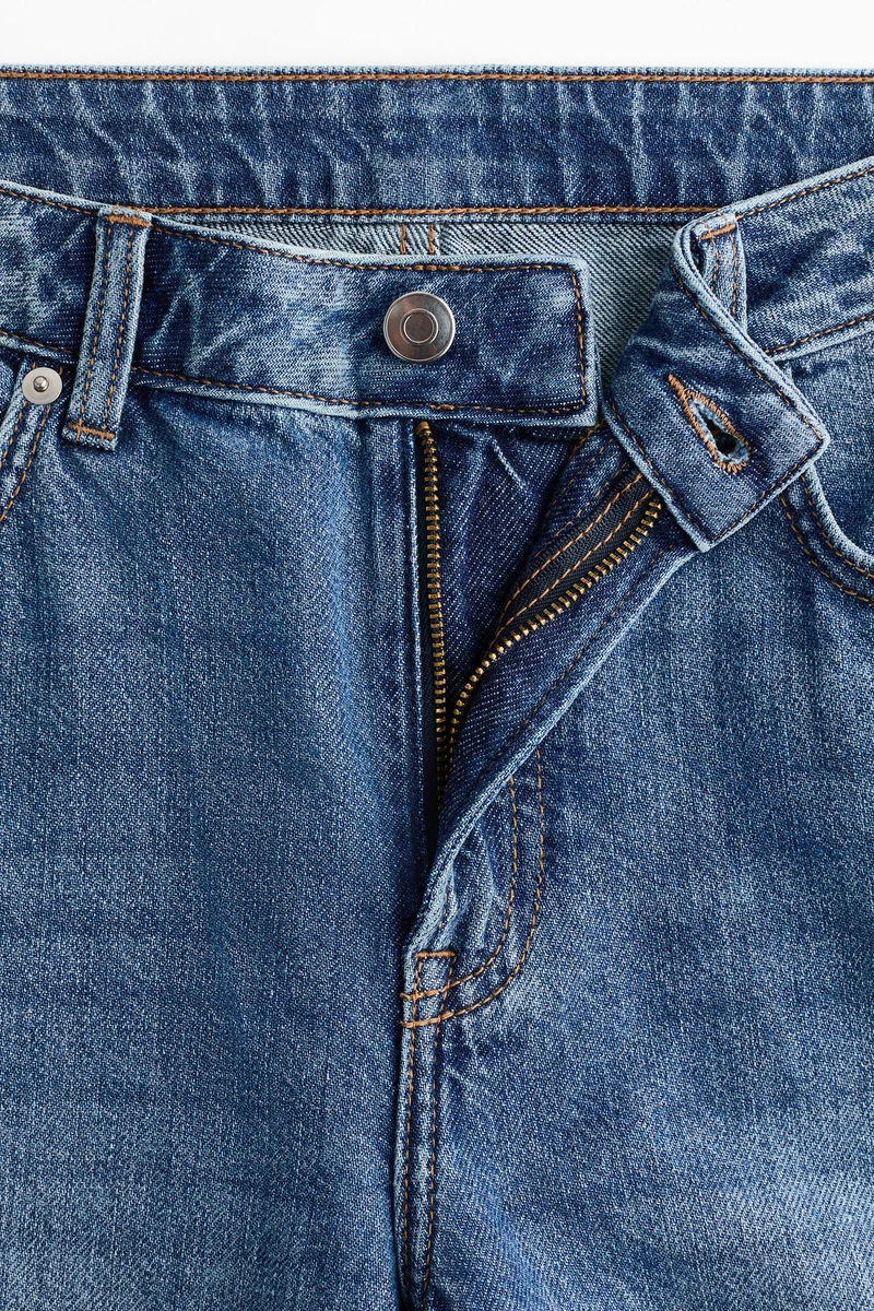 H&M Wide Regular Side-striped jeans