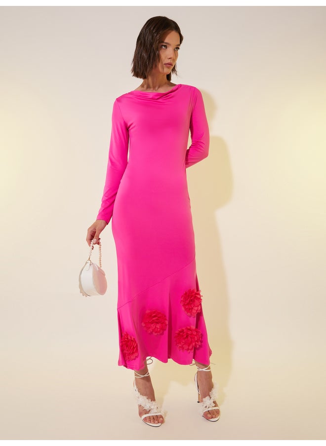 Take Two Floral Trim Dress  - Image 2