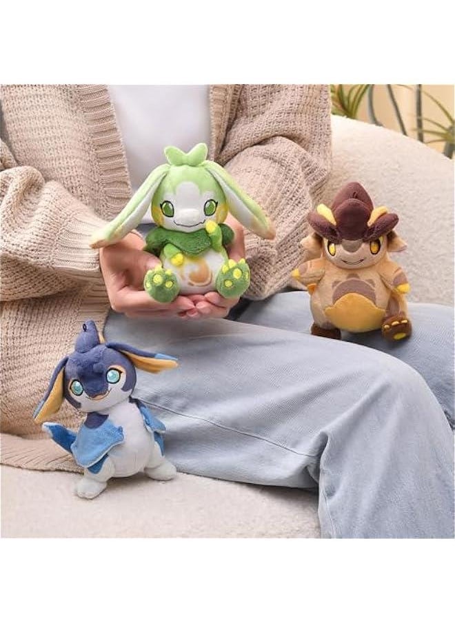 Natlan Saurian Plushie Keychain - Koholasaurus