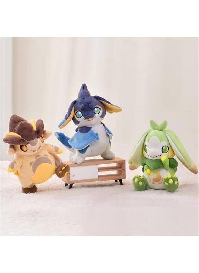 Natlan Saurian Plushie Keychain - Koholasaurus