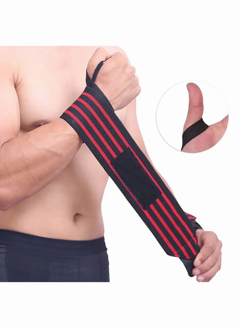 2PCS Weight Lifting Wrist Support Band Sports Wristband  Suitable for Basketball Gym and Strength Training - Image 4