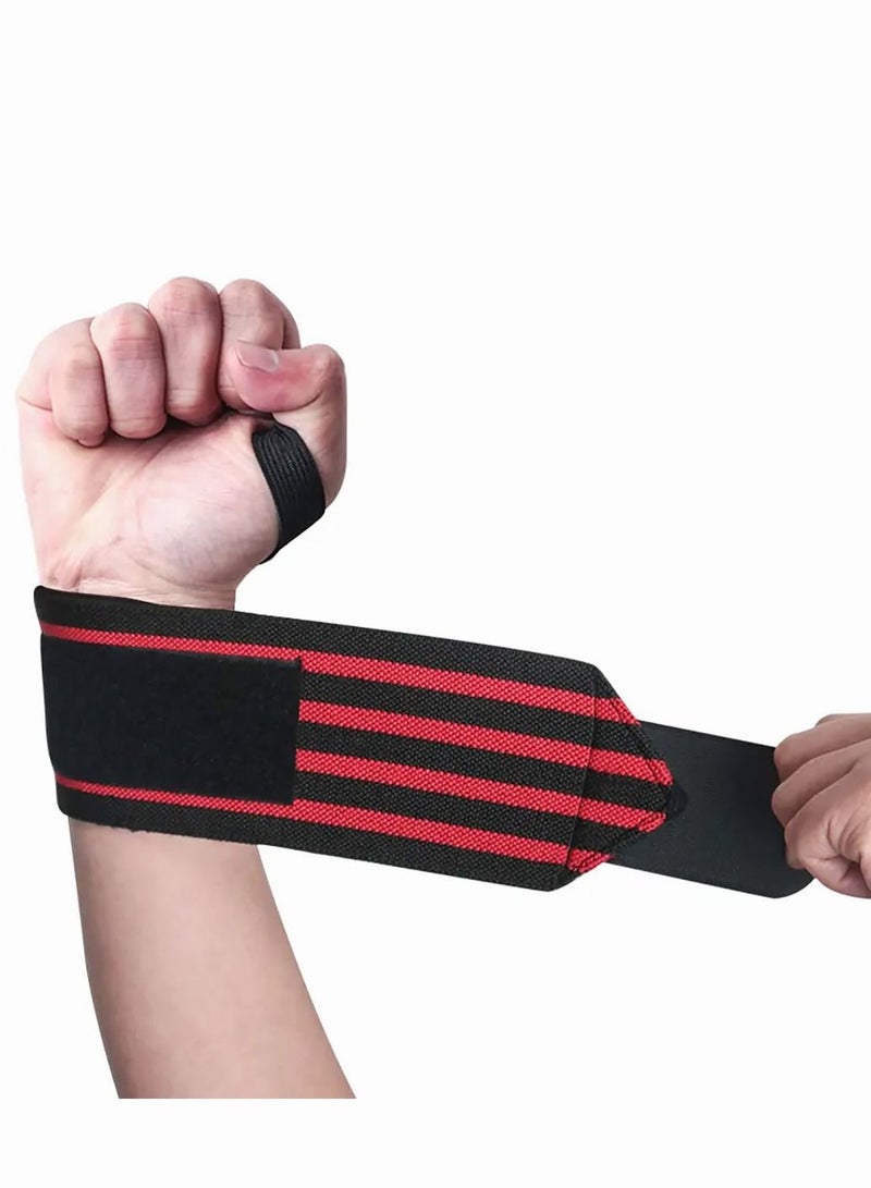 2PCS Weight Lifting Wrist Support Band Sports Wristband  Suitable for Basketball Gym and Strength Training - Image 3