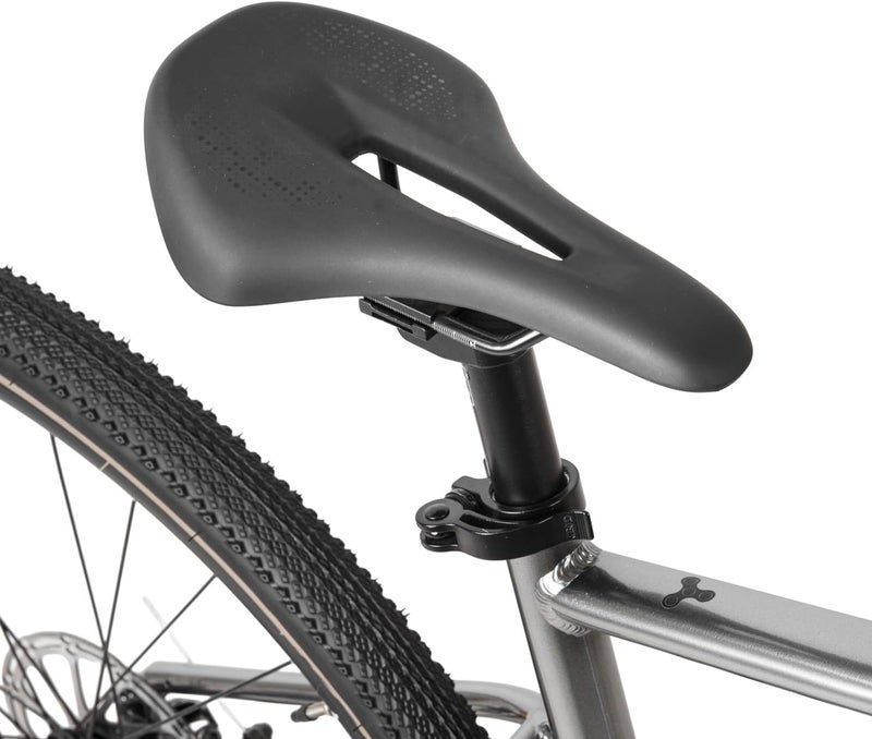 Spartan Dolomite 700C Hybrid Bike | Lightweight Alloy Frame | Shimano Essa 8 Speed | Disc Brakes | Kenda 700x38C Tyres | 48cm Small Frame |Liquid Metal - Image 3