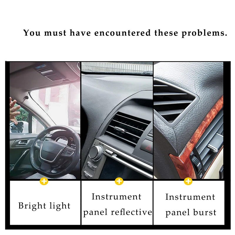 Generic FALMDCQ Compatible with LEXUS New RX270 RX350 RX450 2009-2014, Car Dashboard Cover Pad Avoid Light Mat Instrument Panel Anti-UV Carpet Protection Accessories,LHD  - Image 2