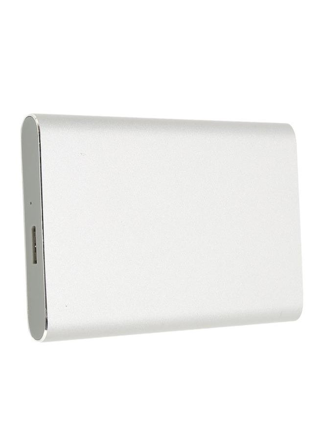 Thoraya Portable metal mobile external hard drive high-speed read and write USB3.0 ultra-thin external mobile hard drive suitable for external computer TV PS4 game silver white 750GB  - Image 5