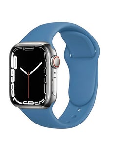Apple Watch Band 41mm 40mm 38mm Soft Silicone Sport Band Replacement Wrist Strap Compatible for iWatch Apple Watch Series 7/SE/6/5/4/3/2/1,Nike+,Sport,Edition